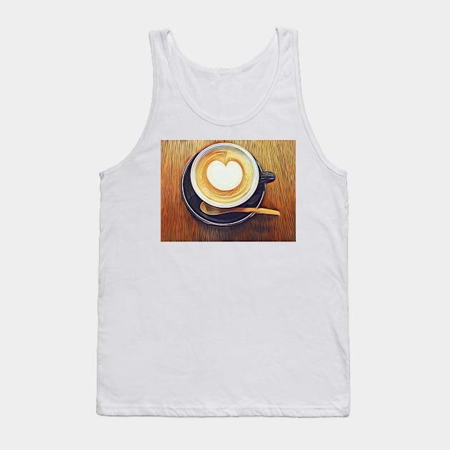 Coffee Time Tank Top by Dturner29